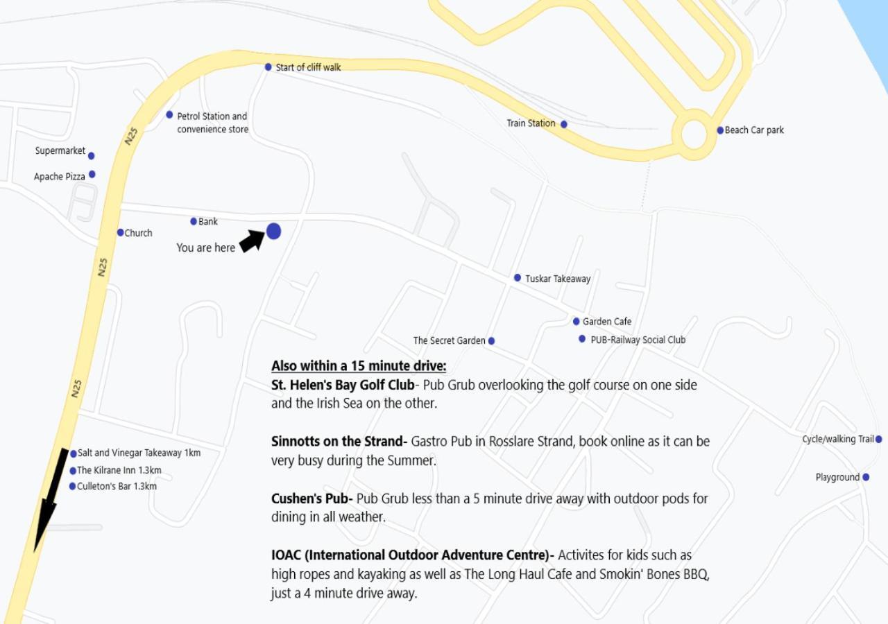 St Martin'S, Rosslare Harbour Guest Accommodation المظهر الخارجي الصورة